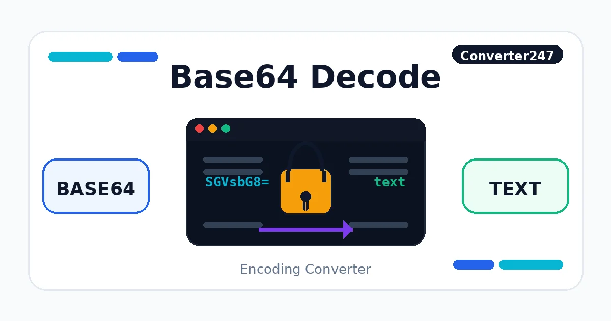 Base64 Decode preview