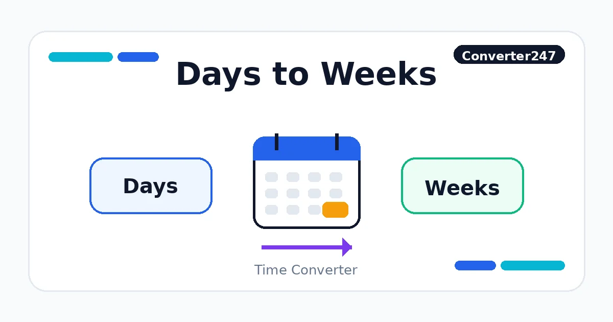 Days to Weeks preview