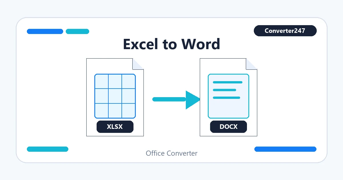 Excel to Word preview