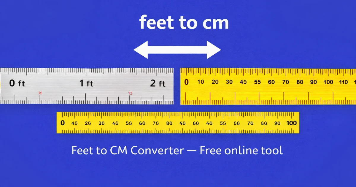 Feet to CM preview