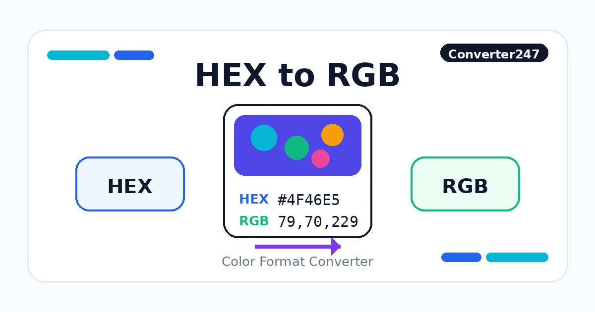 HEX to RGB preview
