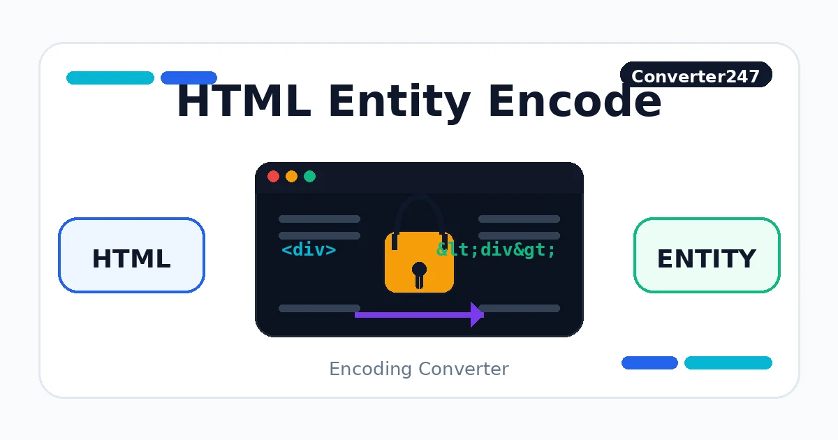 HTML Entity Encode preview