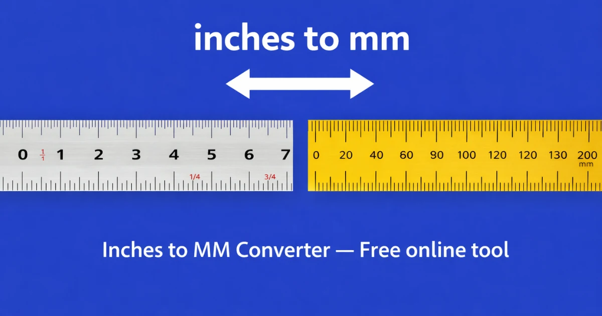 Inches to MM preview