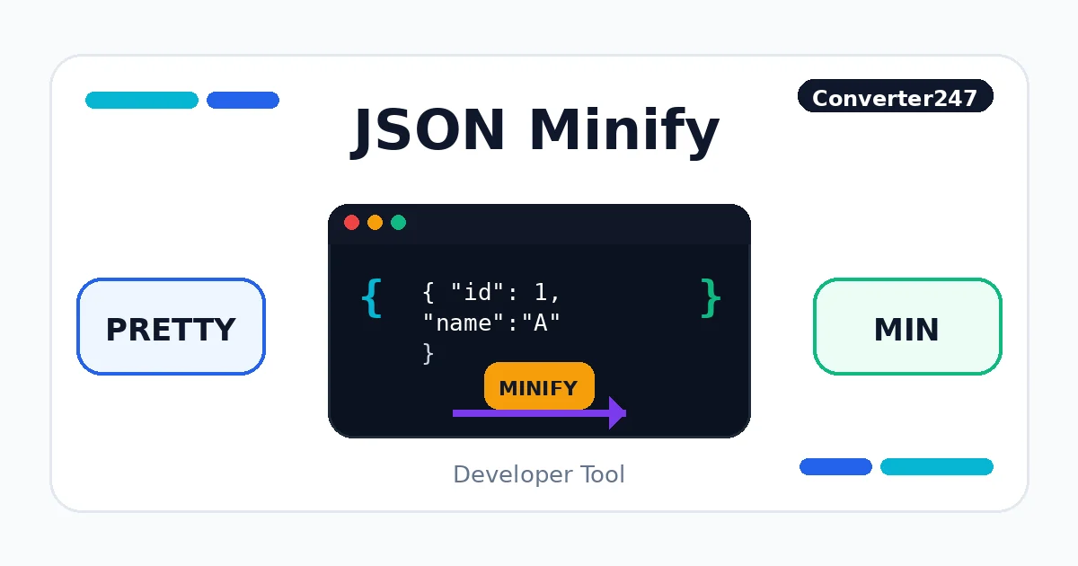 JSON Minify preview