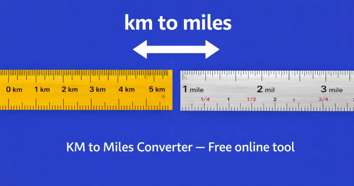 KM to Miles preview