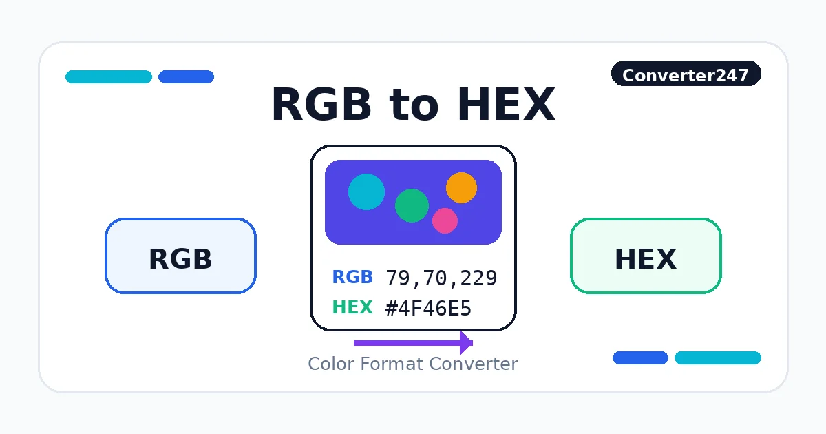 RGB to HEX preview